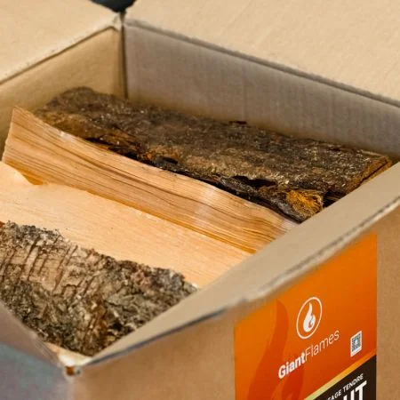 64 dozen Giant Flames haardhout gemengd zacht berken / elzen mix FSC